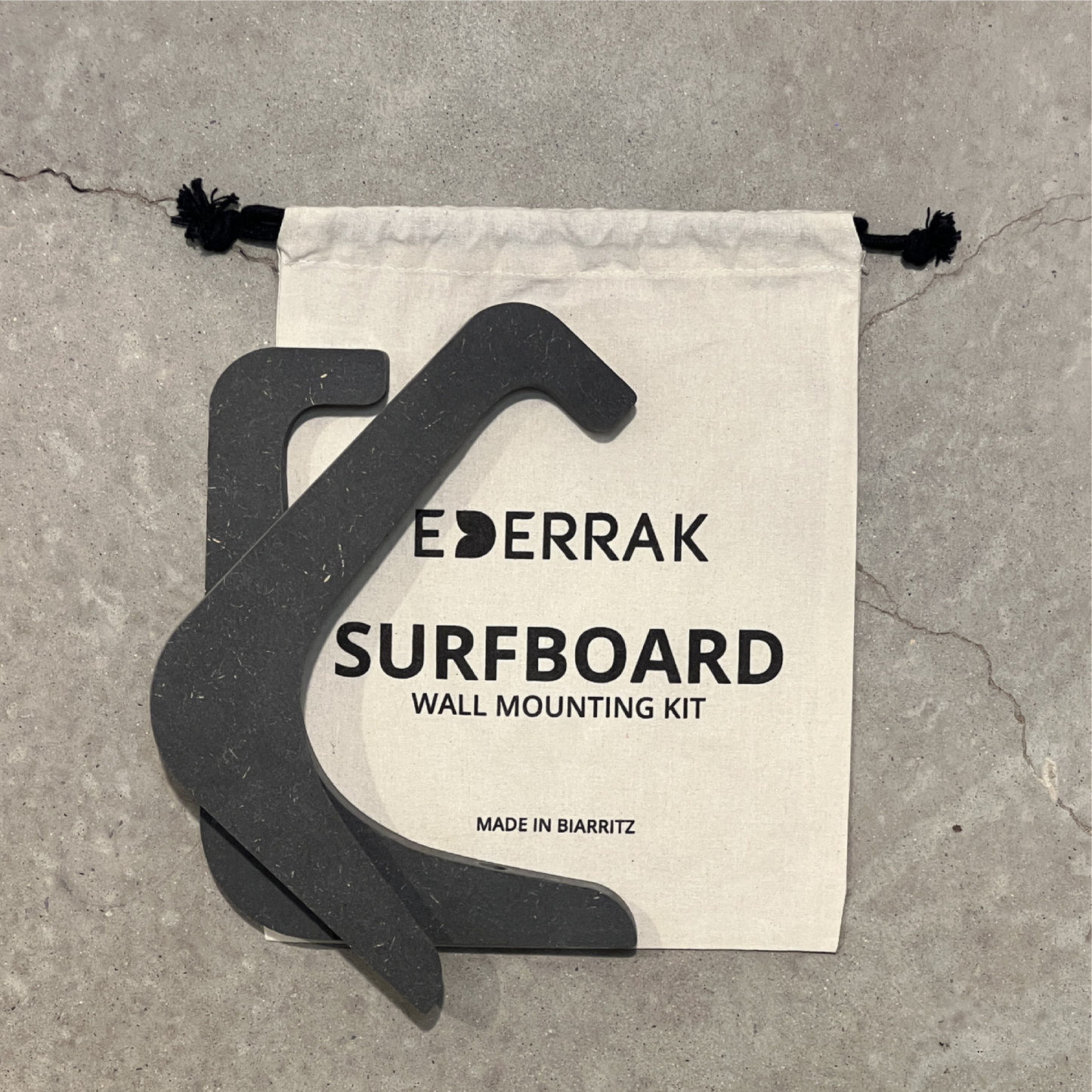 RACK SURF BLACK- WOOD SERIE